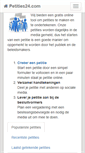 Mobile Screenshot of petities24.com